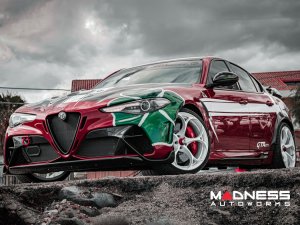 Alfa Romeo Giulia Quadrifoglio GTAm Conversion Kit by PariS'5 GaraGe - Complete Kit - FRP/ Carbon Fiber Combo